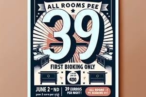 Offres Spéciales - Votre chambre à partir de 39 euros