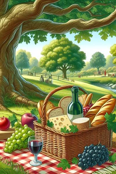 illustration pique nique - photo non contractuelle