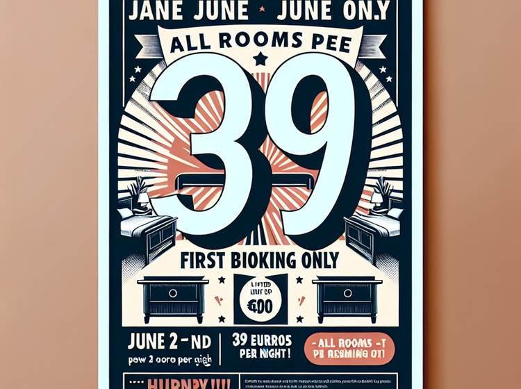 Offres Spéciales - Votre chambre à partir de 39 euros